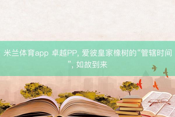 米兰体育app 卓越PP, 爱彼皇家橡树的“管辖时间”, 如故到来